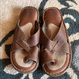 Born leather sandals